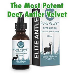 Discover the most potent deer antler velvet extract available at Pure Velvet Extracts to support joint health and muscle support.